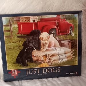 Just Dogs 1000 Piece Jigsaw Puzzle Made in USA
